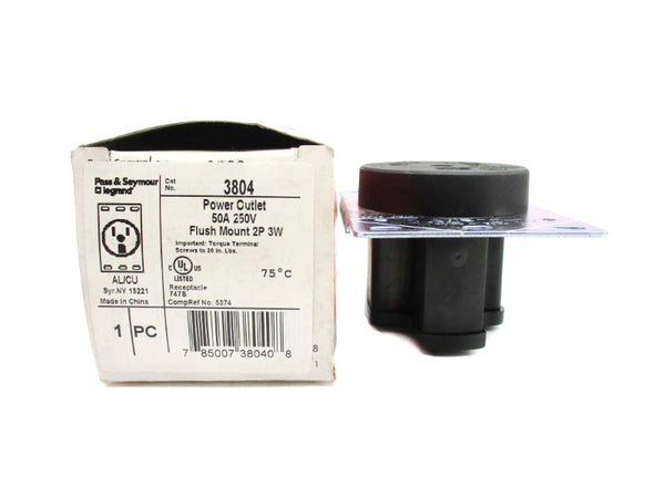 PASS&SEYMOUR LEGRAND 3804 250V 50A NSMP