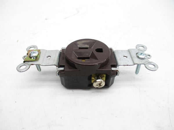 PASS & SEYMOUR 5361 125V 20A (BROWN) NSMP