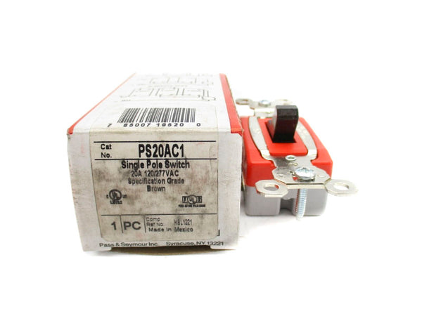 PASS & SEYMOUR PS20AC1 120/277VAC 20A (BROWN) NSMP