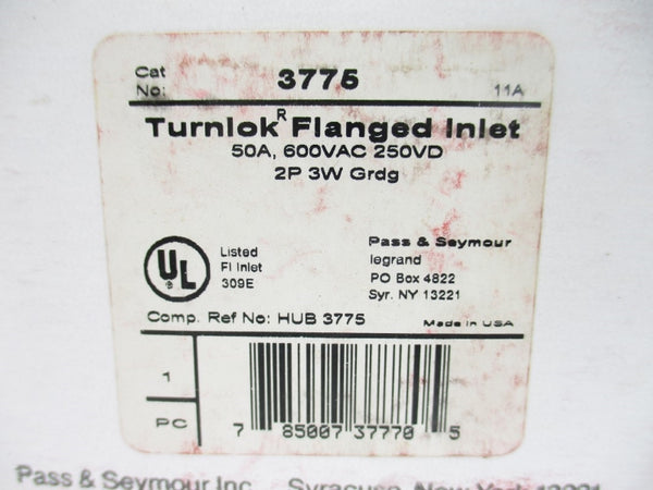 PASS & SEYMOUR 3775 600VAC 50A NSMP