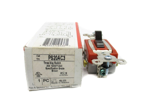 PASS & SEYMOUR PS20AC3 120/277VAC 20A (BROWN) NSMP