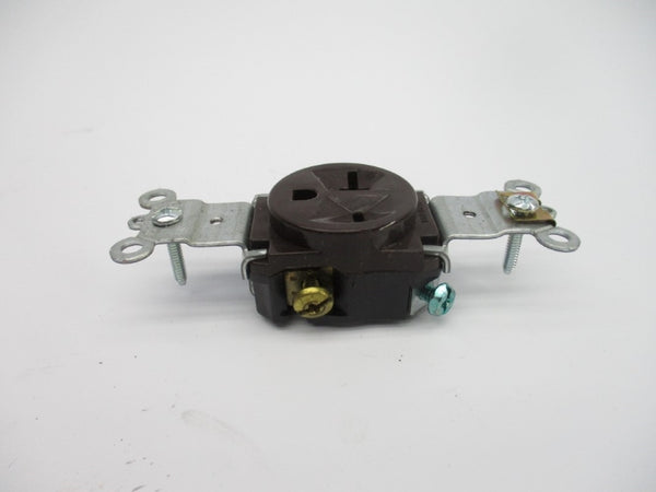 PASS & SEYMOUR 5871 250V 20A (BROWN) NSMP