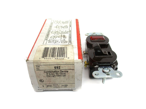 PASS & SEYMOUR 692 120VAC 15A (BROWN) NSMP