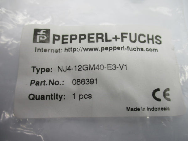 PEPPERL+FUCHS NJ4-12GM40-E3-V1 086391 NSMP