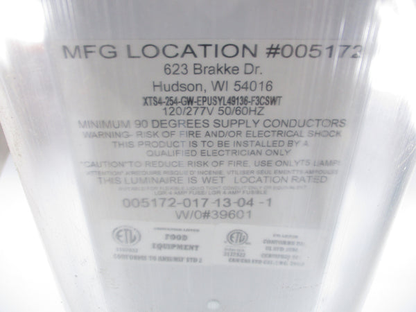HUBBELL XTS4-254-GW-EPUSYL49136-F3CSWT NSNP