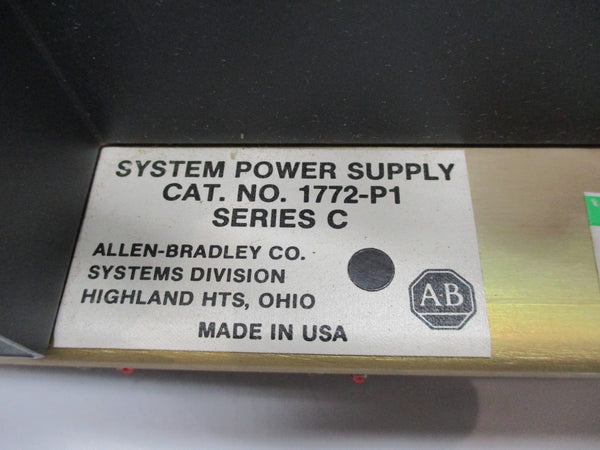 ALLEN BRADLEY 1772-P1 SER. C 250VAC 2A UNMP