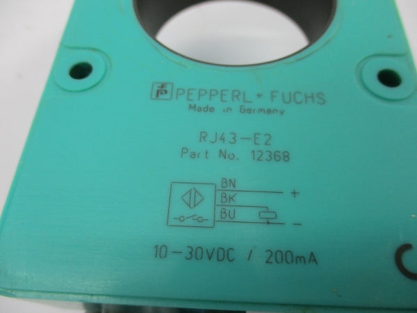 PEPPERL+FUCHS RJ43-E2 12368 10-30VDC UNMP