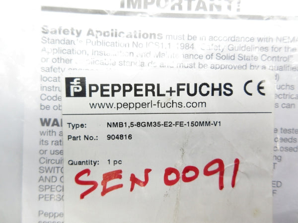 PEPPERL+FUCHS NMB1,5-8GM35-E2-FE-150MM-V1 904816 NSMP