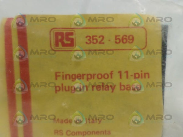 RS COMPONENTS 352-569 PLUG-IN RELAY BASE NSMP