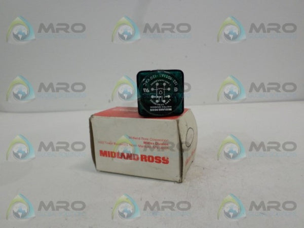 MIDLAND ROSS 155-90T1A1 RELAY 120VAC NSMP