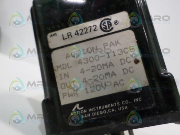 ACTION PAK 4300-113CS RELAY 120VAC UNMP