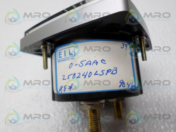 YOKOGAWA 250240LSPB PANEL METER 0-75 AC AMPS NSNP