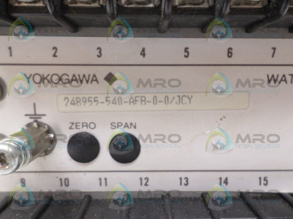YOKOGAWA 248955-540-AFB-0-0/JCY TRANSDUCER NSNP