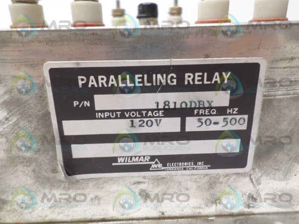 WILMAR 1810DBX PARALLELING RELAY 120V UNMP