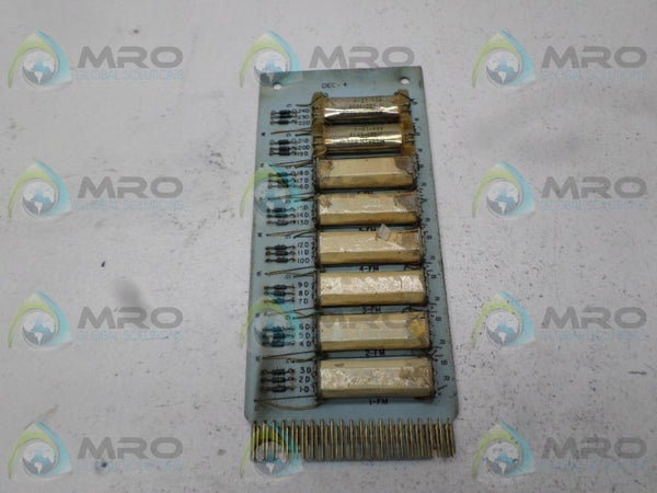 ADVANTAGE ELECTRONICS 35305034 RELAY BOARD UNMP