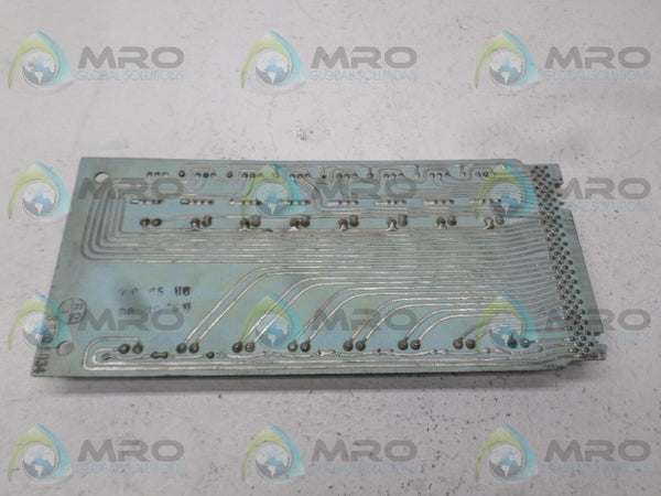 ADVANTAGE ELECTRONICS 35305034 RELAY BOARD UNMP
