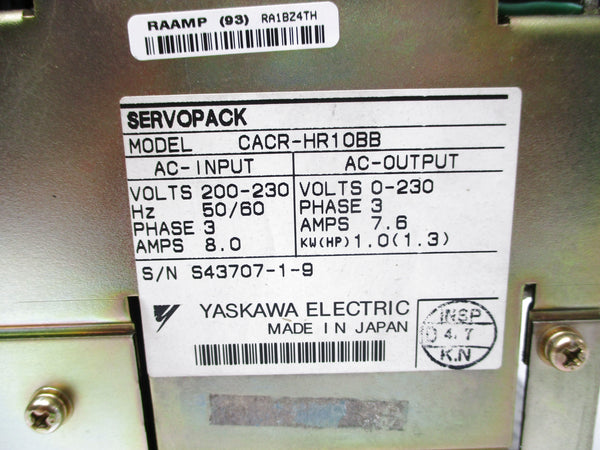 YASKAWA ELECTRIC CACR-HR10BB UNMP