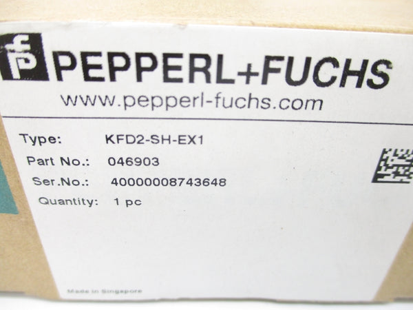 PEPPERL+FUCHS KFD2-SH-EX1 046903 50VAC 1A NSMP