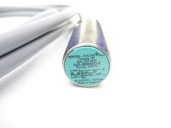 PEPPERL+FUCHS NJ5-18GM50-E 14337S NSNP
