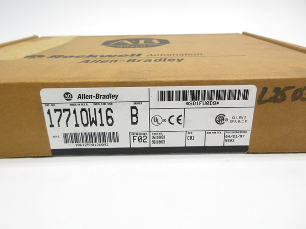 ALLEN BRADLEY 1771-OW16 SER. B DATE: 1997 NSFS