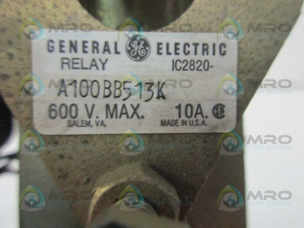GENERAL ELECTRIC IC2820-A100BB513K RELAY UNMP
