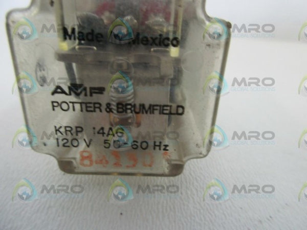 POTTER & BRUMFIELD KRP-14AG-120V RELAY UNMP