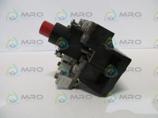 CUTLER HAMMER 10-1430-9 RELAY W/ PUSHBUTTON RESET UNMP
