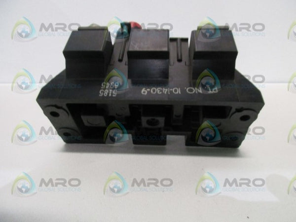 CUTLER HAMMER 10-1430-9 RELAY W/ PUSHBUTTON RESET UNMP