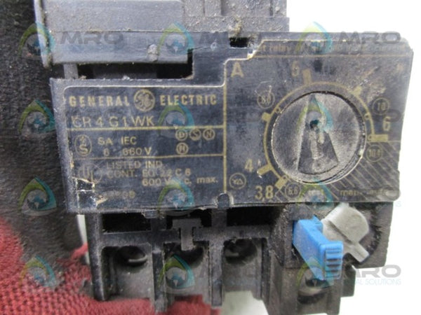 GENERAL ELECTRIC OVERLOAD RELAY UNMP