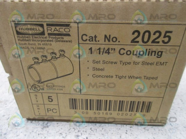 HUBBELL 2025 COUPLING FITTING 1-1/4" (IN BOX) NSNP
