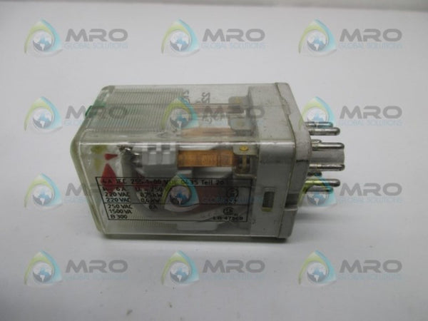 KUHNKE UF3N-24VDCN RELAY SOCKET  UNMP
