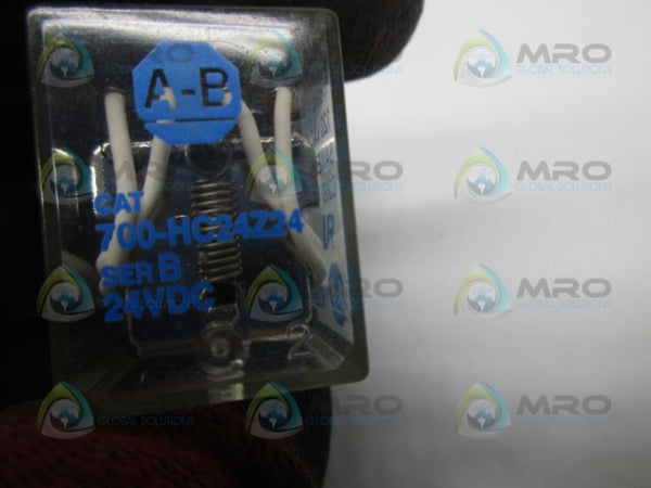 ALLEN BRADLEY 700-HC24Z24 SER. B RELAY 24VDC UNMP