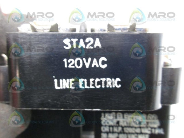 LINE ELECTRIC STA2A120VAC RELAY  NSMP