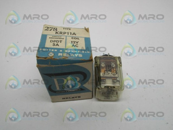 POTTER & BRUMFIELD KRP11A RELAY NSMP
