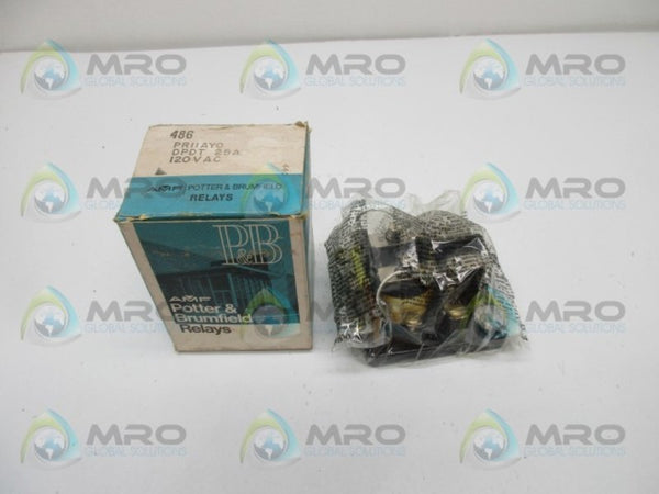 POTTER & BRUMFIELD PR11AY0-120VAC POWER RELAY NSMP
