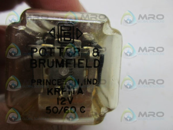 POTTER & BRUMFIELD KRP11A-12V RELAY NSMP
