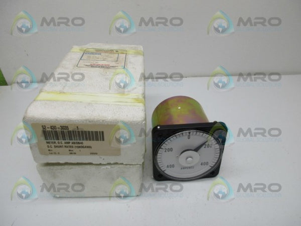 YOKOGAWA YE/DB-40 PANEL METER 400-0-400 DC AMPS NSMP