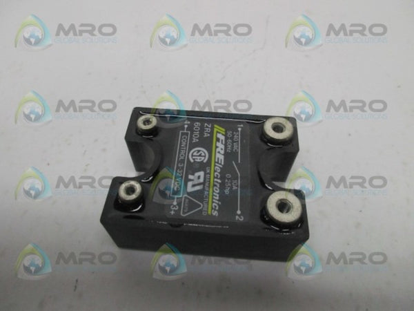 FR ELECTRONICS ZRA-6010A SOLID STATE RELAY  NSNP