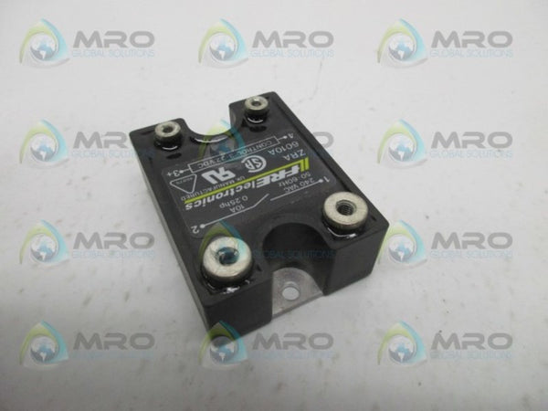 FR ELECTRONICS ZRA-6010A SOLID STATE RELAY  NSNP