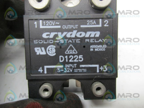 CRYDOM D1225 SOLID STATE RELAY NSNP