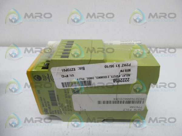 PILZ P2HZ-X1-24VDC-3NO-1NC SAFETY RELAY 240V/5AMP NSMP