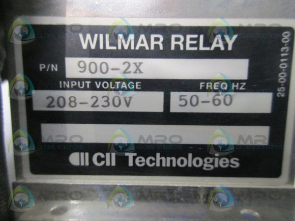 WILMAR 900-2X RELAY  NSNP