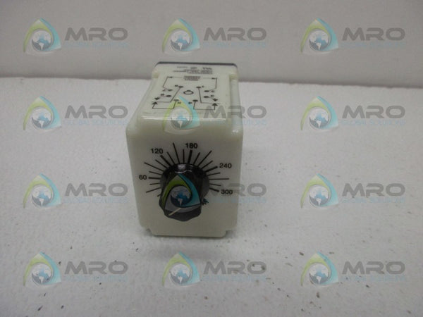 DAYTON 6X605F TIME DELAY RELAY 3-300 SEC UNMP