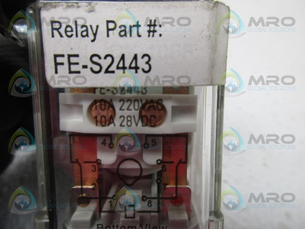 MICRO SWITCH FE-S2443 RELAY 10A 220VAC UNMP