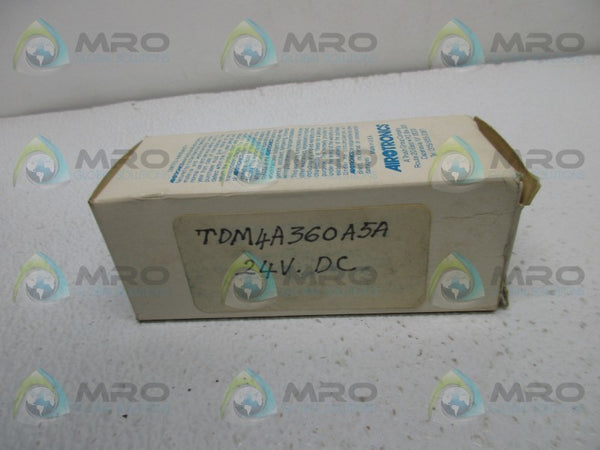 AIROTRONICS TDM4A360A5A TIME DELAY RELAY 24VDC .2-360 SEC.  UNMP