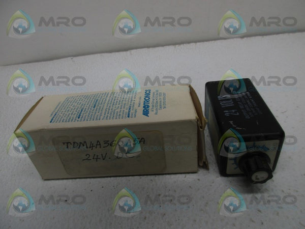 AIROTRONICS TDM4A360A5A TIME DELAY RELAY 24VDC .2-360 SEC.  UNMP