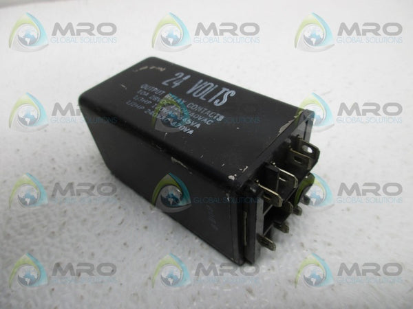AIROTRONICS TDM4A360A5A TIME DELAY RELAY 24VDC .2-360 SEC.  UNMP