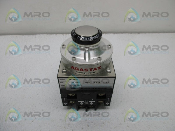 AGASTAT 24I2AD TIME DELAY RELAY 2.5-50 SEC. NSNP