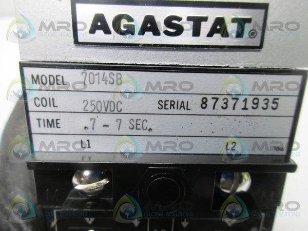 AGASTAT 7014SB TIME DELAY RELAY NSNP