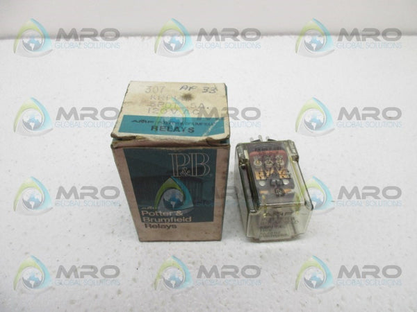 POTTER & BRUMFIELD KRP-14A-120 RELAY 120V NSMP